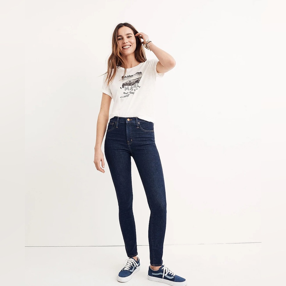 Madewell 10" High-Rise Skinny Jeans - Lucille Wash